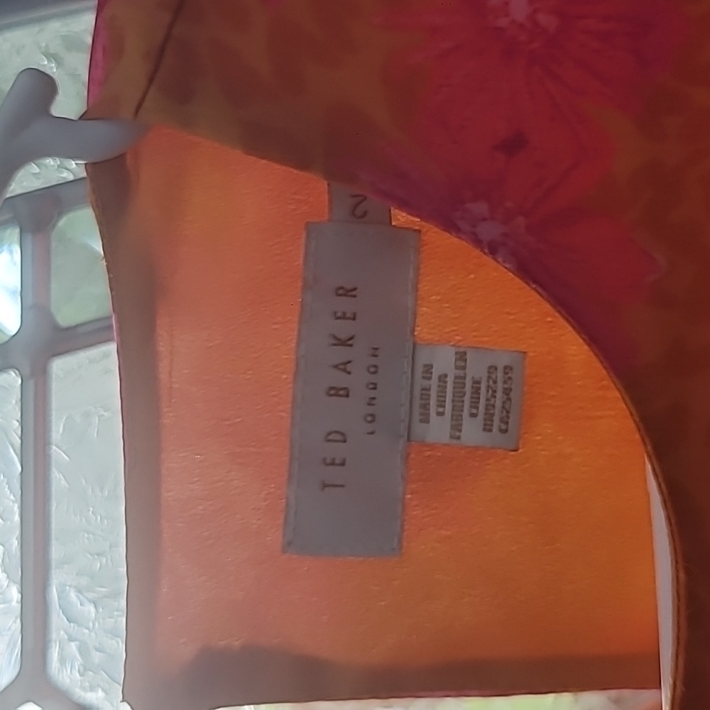 Ted Baker Bambia Floral Tiered Maxi Dress Size 2 Oversized - Picture 3 of 4